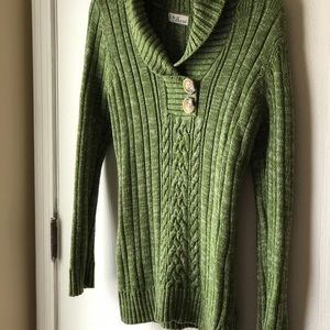 LA Blues Green Sweater
